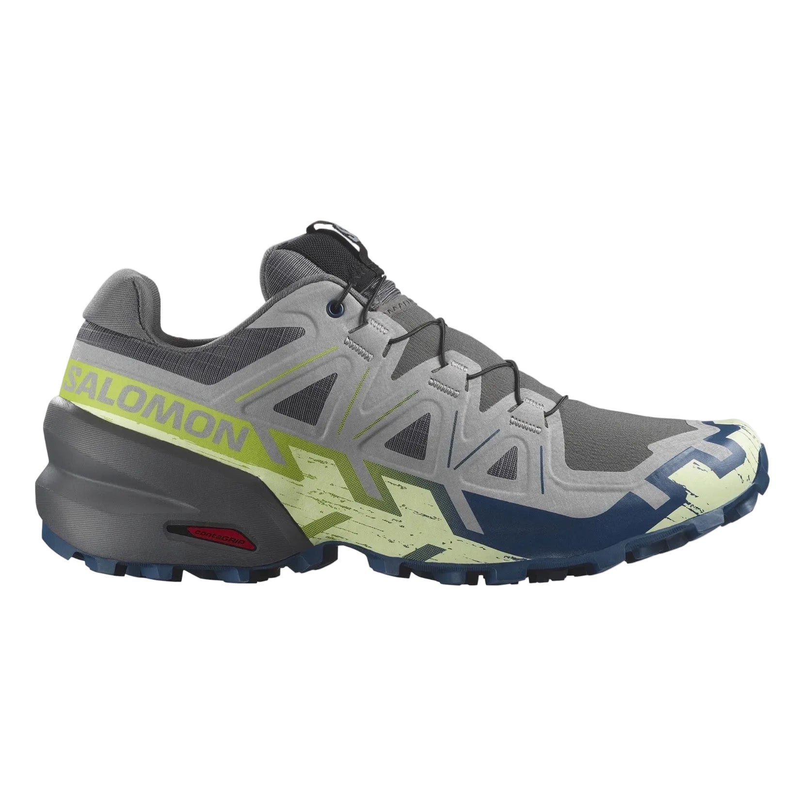 SALOMON SPEEDCROSS 6 taku skriešanas apavi - pelēka/zaļa