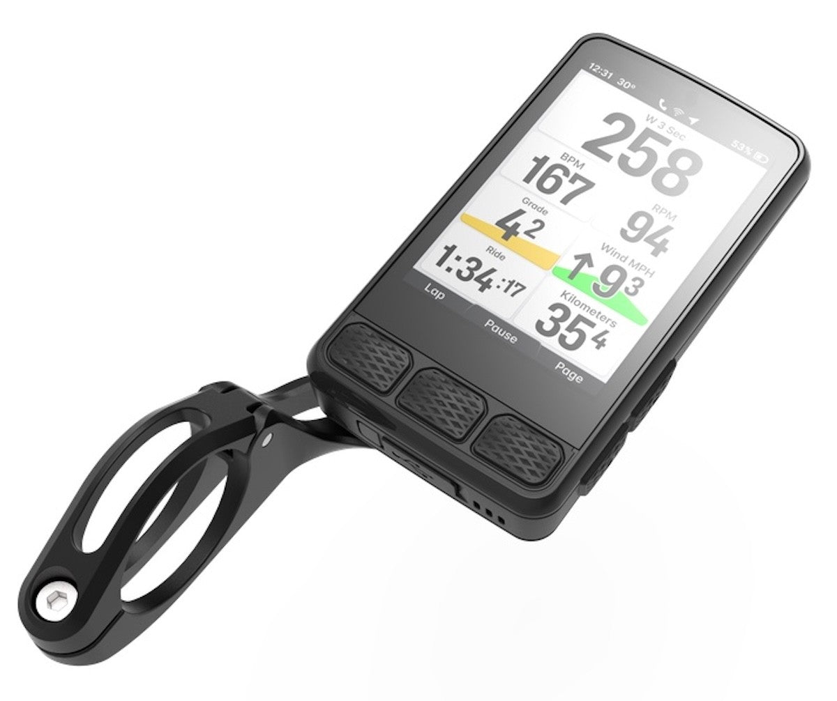 WAHOO ELEMNT ROAM 3 & BOLT 3 mount - out front