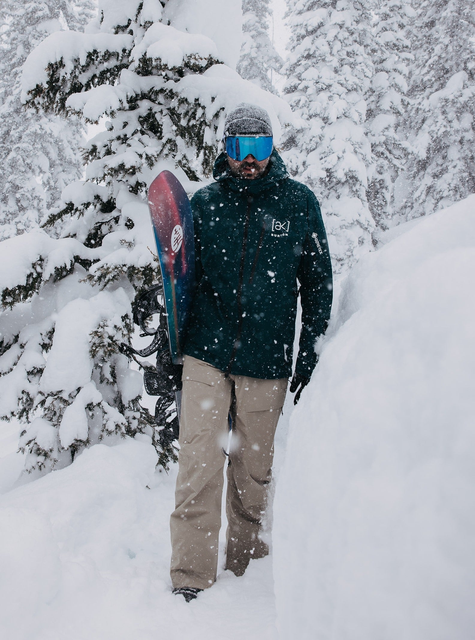 BURTON AK GORE CYCLIC snow jacket - deep emerald