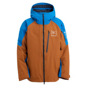 BURTON AK GORE CYCLIC snow jacket - chestnut brown/blue teal