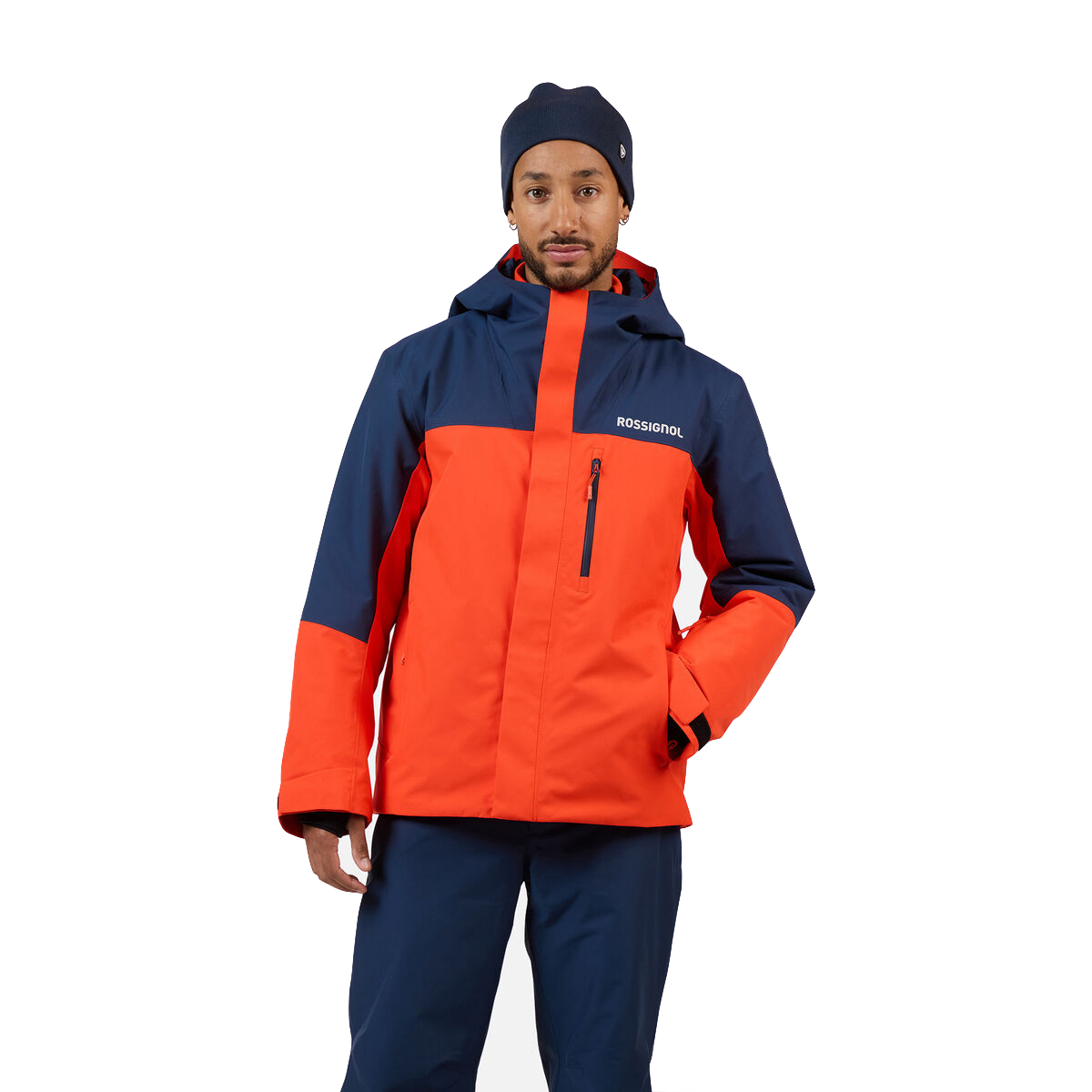 ROSSIGNOL VELIKA INSULATED SKI men's jacket - orange