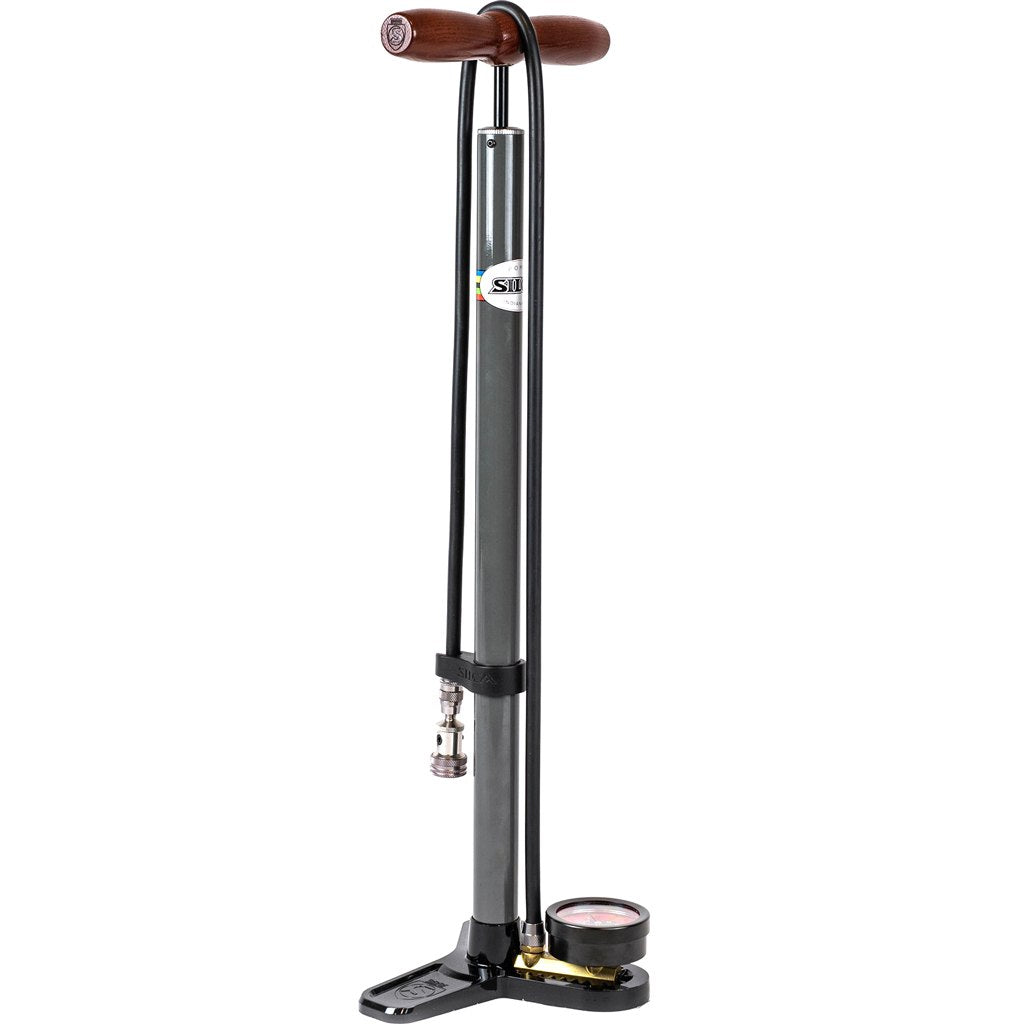SILCA PISTA PLUS floor pump - black