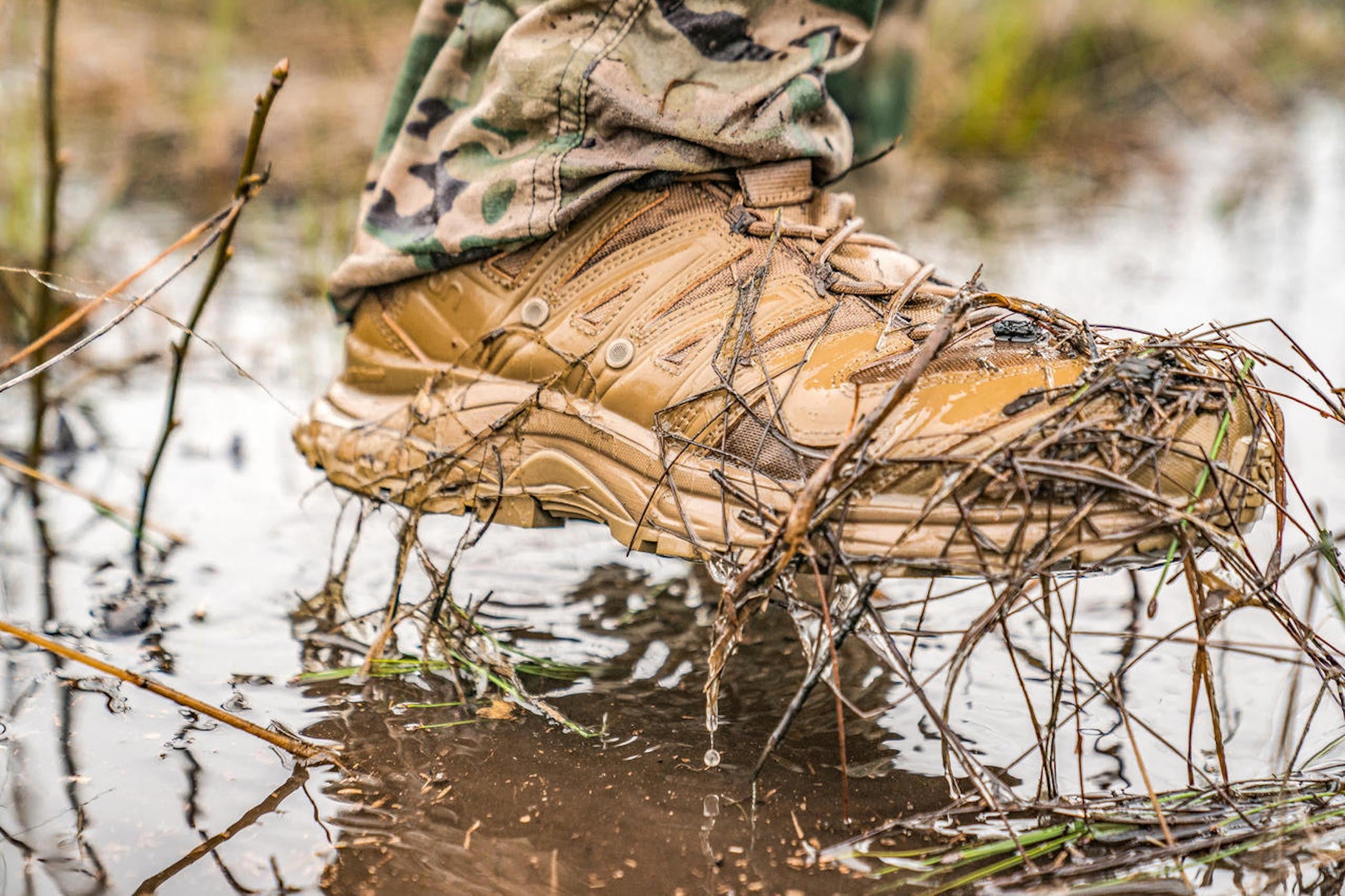 SALOMON XA FORCES JUNGLE taktiskie apavi - coyote