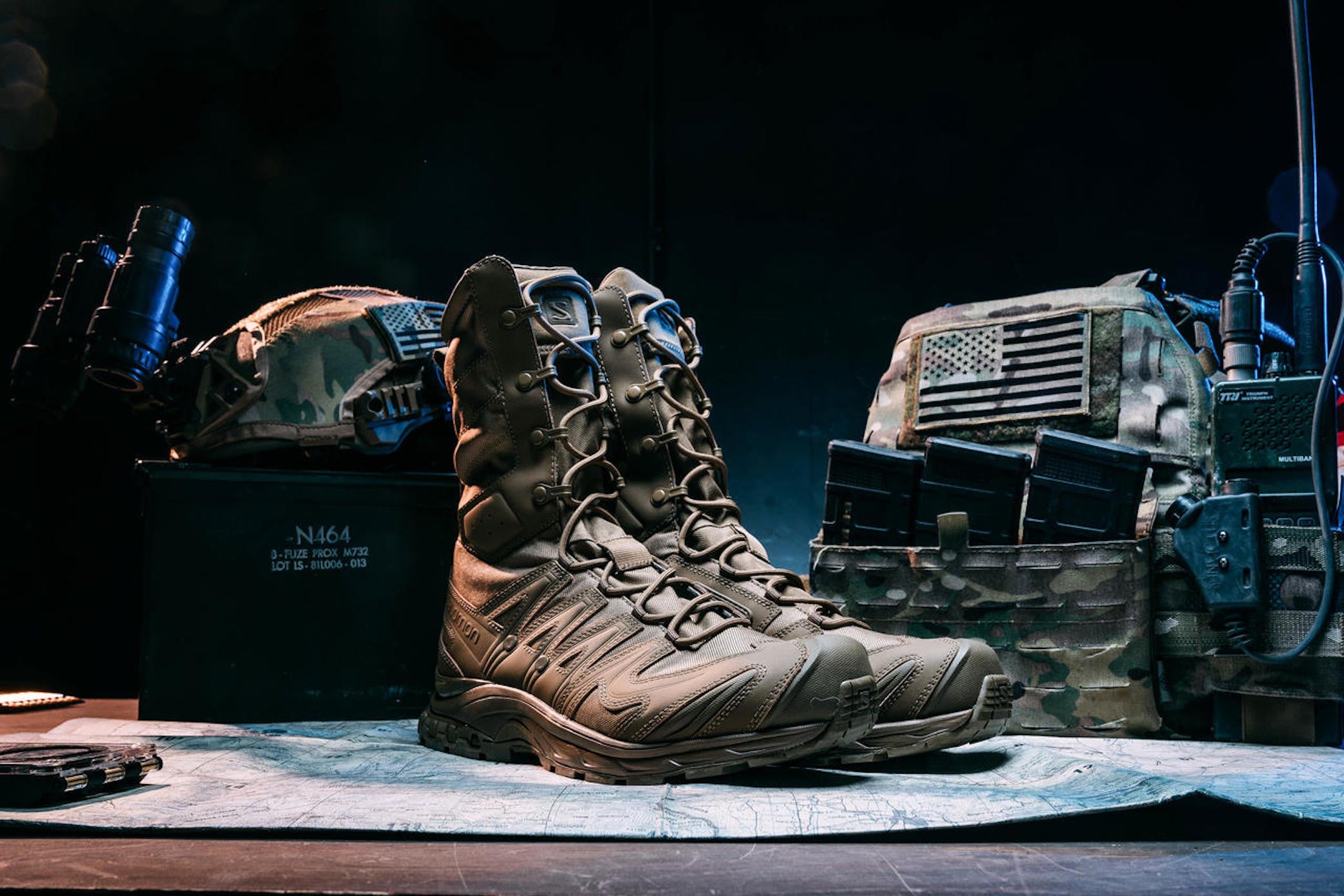 SALOMON XA FORCES JUNGLE taktiskie apavi - coyote