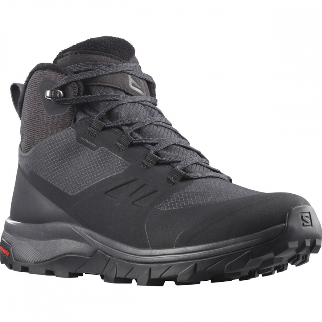 SALOMON OUTSNAP CS WP W winter shoes - black