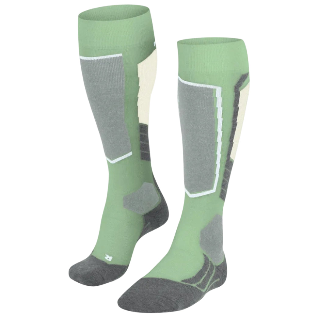 FALKE SK2 WOOL WOMEN socks - quiet green