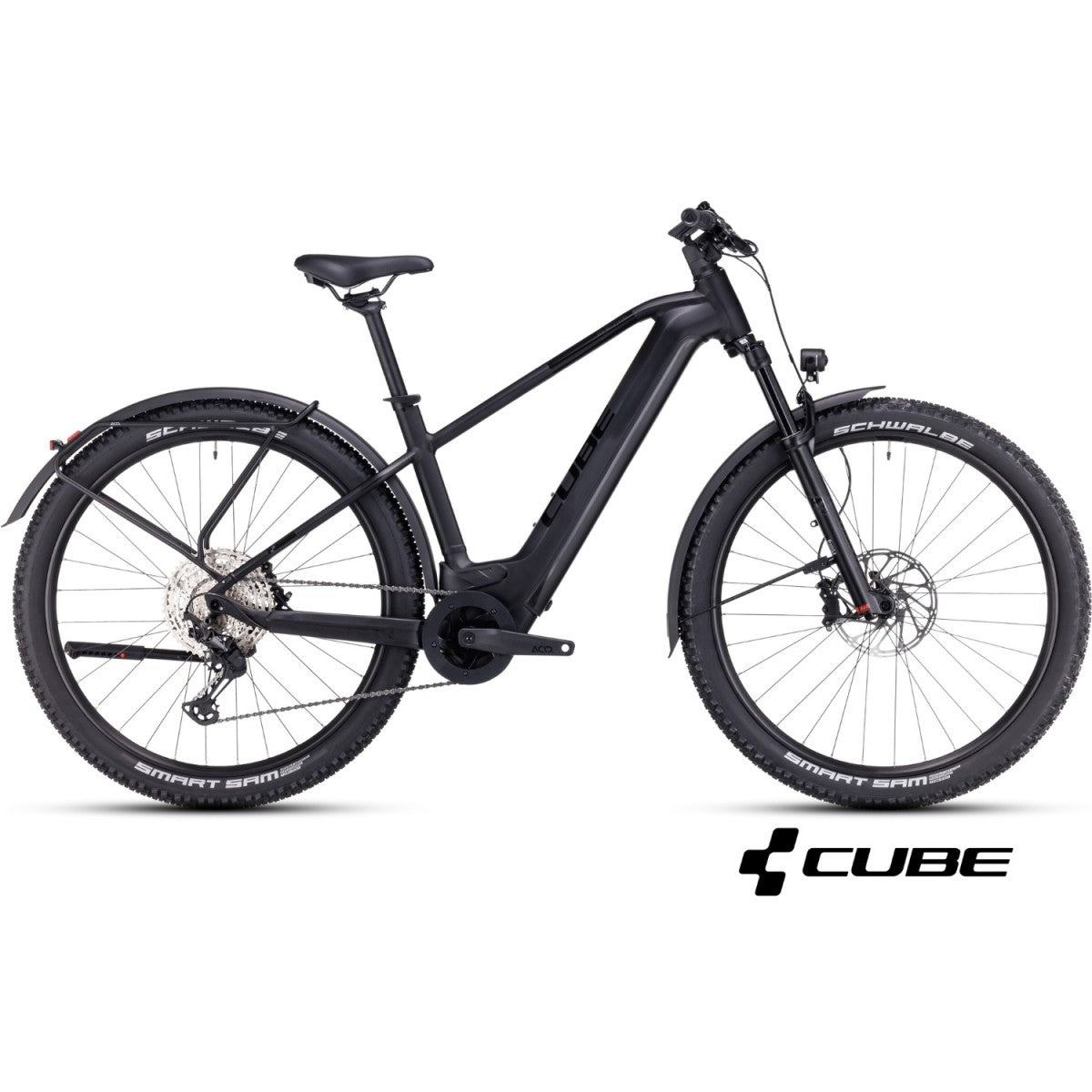 CUBE REACTION HYBRID SLX 750 ALLROAD 29 elektrijalgratas – black´n´reflex