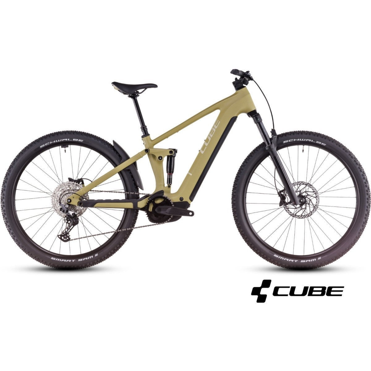 CUBE STEREO HYBRID ONE22 RACE 800 29 elektrijalgratas – drygreen´n´olive