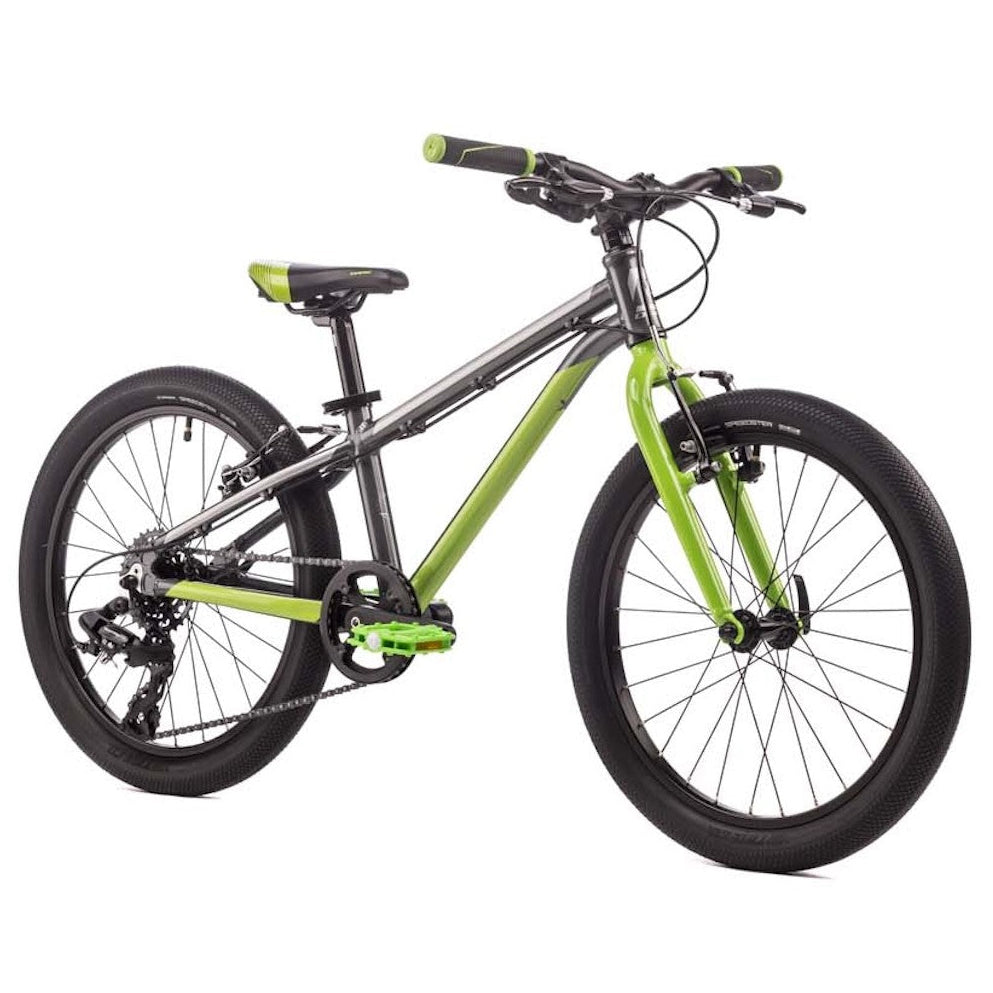 DRAG BADGER LITE 20" laste jalgratas – hall / roheline