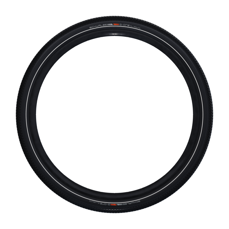 SCHWALBE G-ONE ALLROUND 700 × 40C salokāmā riepa – ADDIX Speedgrip | Super Ground | Melna+atstarojoša līnija