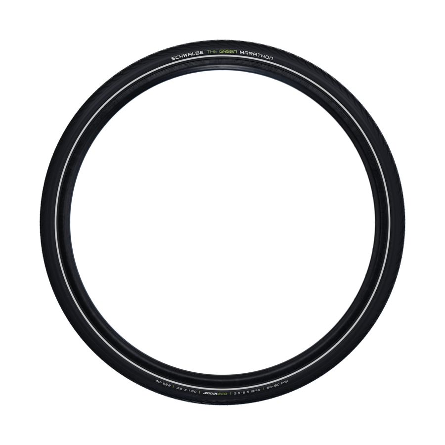 SCHWALBE MARATHON 28" riepa – GreenGuard | ADDIX | Melna + Reflex