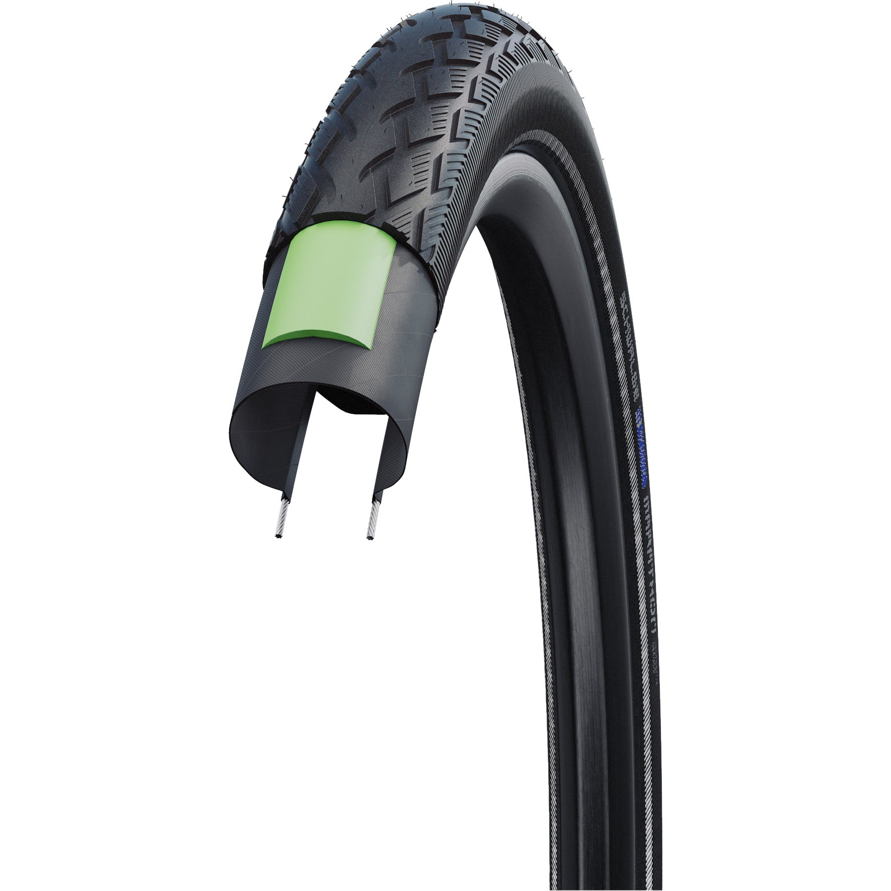 SCHWALBE MARATHON 28" tire - GreenGuard I ADDIX I BLack+Reflex
