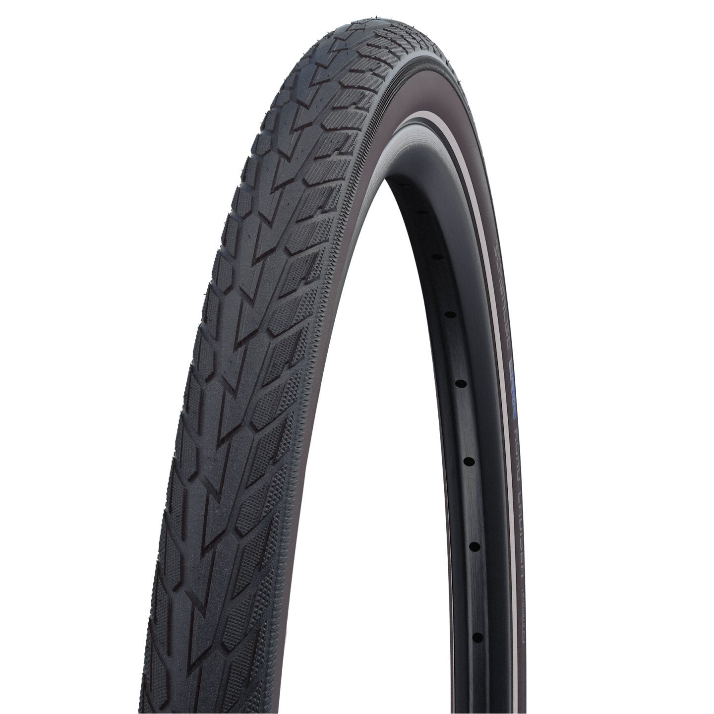 SCHWALBE ROAD CRUISER 28 x 1.60 riepa – K-Guard | Green Compound I Melna/Kafijas+Atstarojoša līnija